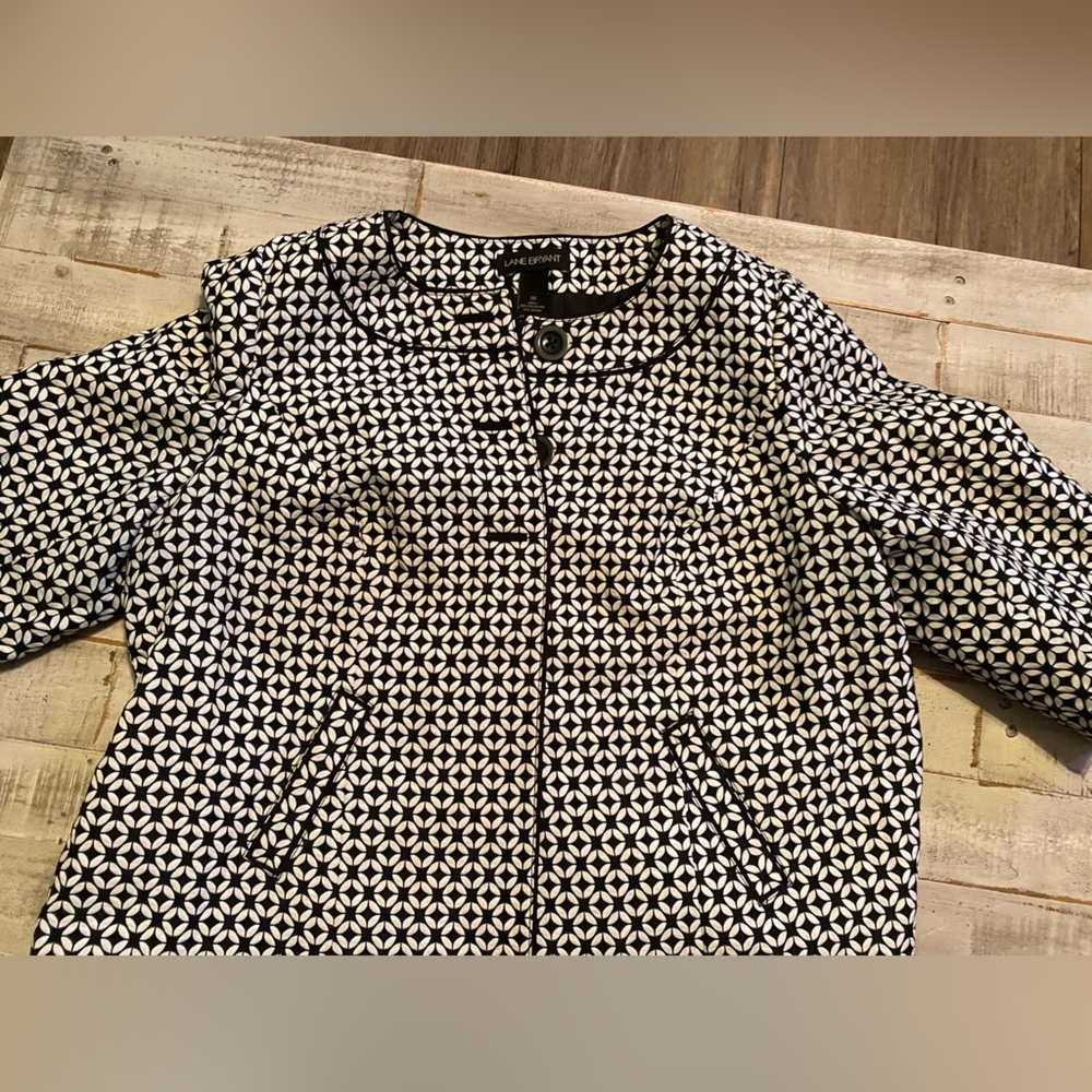 Cute dressy jacket for work by Lane Bryant